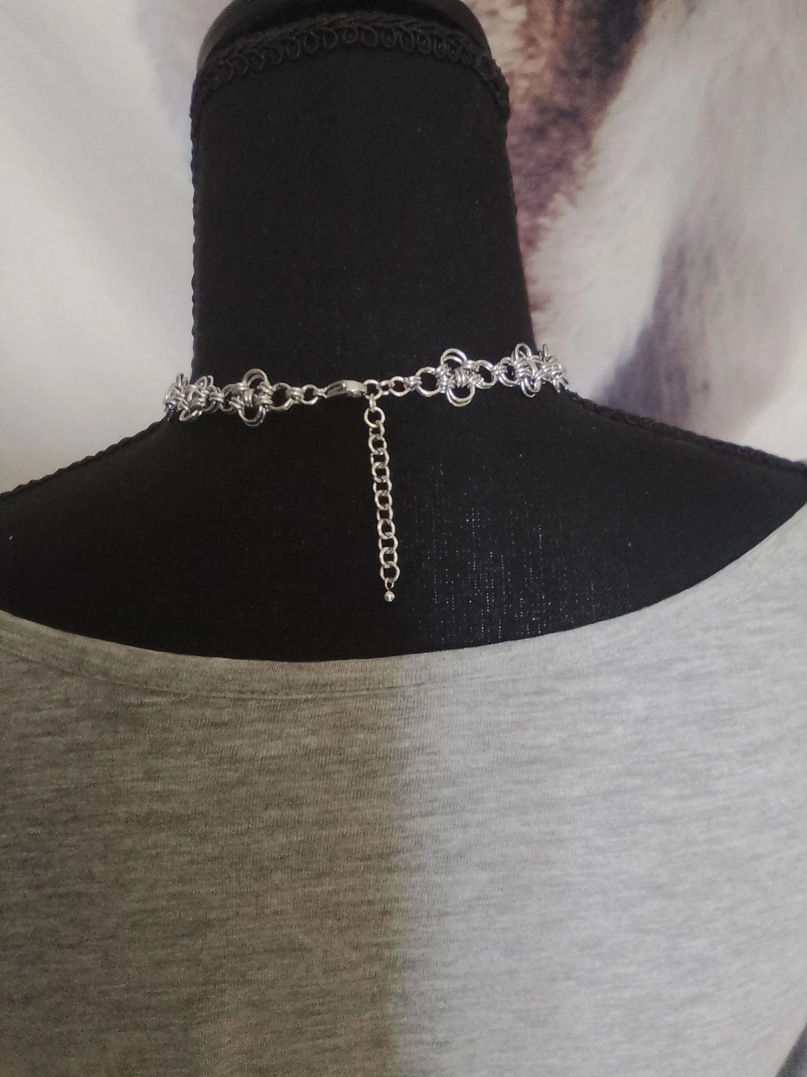 Collar choker de escote malla japonesa Estilo gótico – photo 3